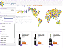 Tablet Screenshot of insidethegrape.com